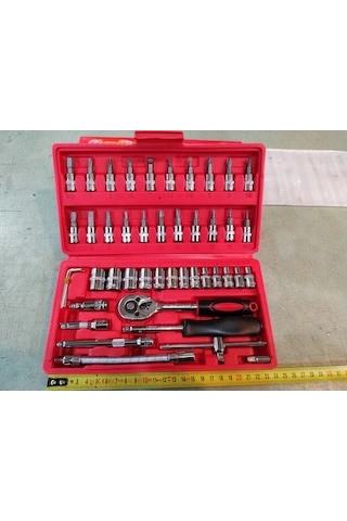 Lokma Takımı 46parça 1/4 Pro Ufak Lokma Takımı Tornavida Bits Set