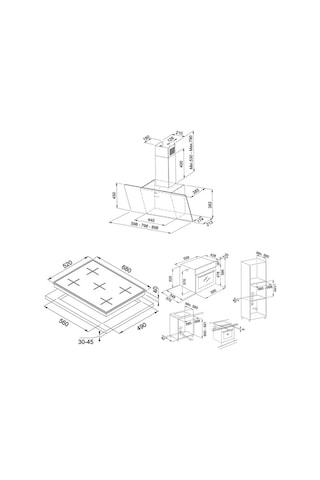 Franke FSL 82 H XS - FHNS 705 BK - FPJ 915 V BK A Siyah Ankastre Set