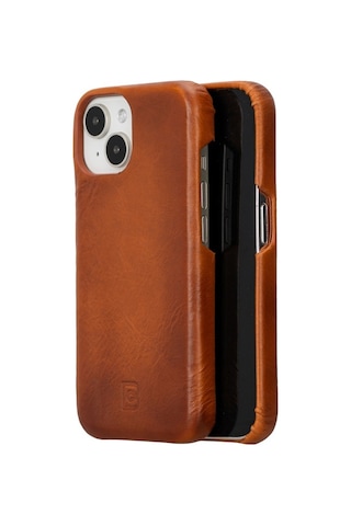 Bouletta Apple Uyumlu iPhone 15 Deri Arka Kapak F360 Rst2ef