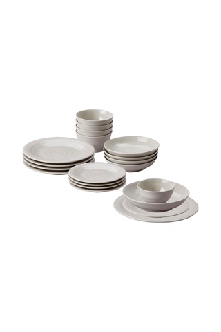 Ikea Sandskädda Yemek Takımı 4 Parça Açık Gri - Bej