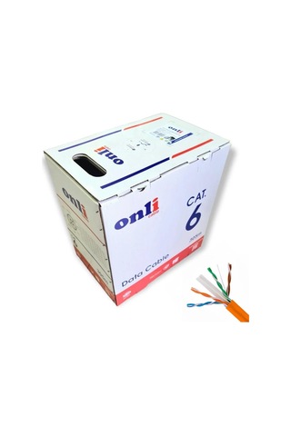 Onli 305mt 23awg Utp Cat6 Network Kablosu Turuncu Yerli Üretim