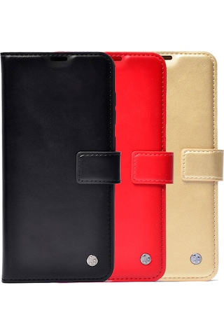 Reeder S19 Max Pro S Zoom Kılıf Tchs Kar Deluxe Kapaklı Kılıf - Siyah Siyah