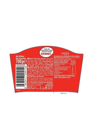 Kakaolu Fındık Ezmesi 700 G 4 Adet