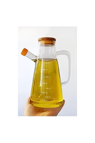Askımo - Borosilikat Cam 900 Ml. Yağdanlık Muhtelif