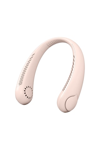 Neevoyu Pink Kolye Tipi Usb Şarjlı Elektrikli Fan - 3 Hızlı, 36db'dan Az Gürültü, 3-8 Saat Kullanim Süresi, Abs Malzeme, Li-poly Batarya