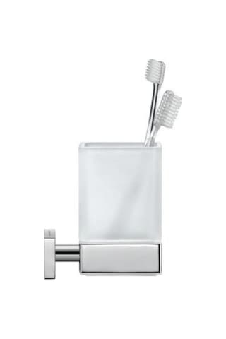 Duravit -karree Cam Diş Fırçalık Krom + Cam - 0099511000- Krom