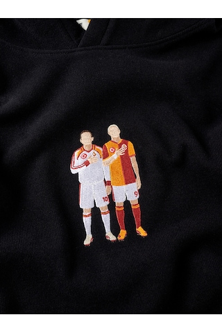 Gsstore Galatasaray & Reflect Studio Çocuk Legend Duo Hoodie Rsc2641 Siyah