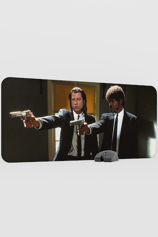 Pulp Fiction Ucuz Roman Tarantino V2 90x40 Xxl Gaming Kauçuk Kaymaz Taban Mouse Pad Fare Altlığı