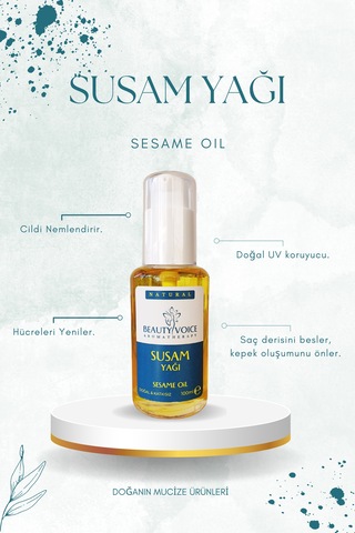 Beauty Voice Saf Susam Yağı Losyon Pompalı Şişe 2 x 200 ML