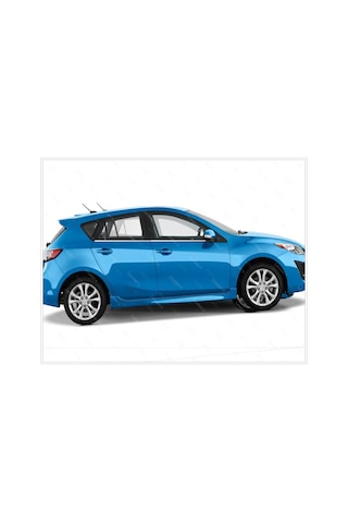 Mazda 3 Hb Krom Cam Çıtası 4 Prç P.Çelik 2009-2014 Arası