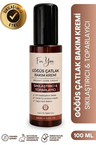 Göğüs Çatlak & Sıkılaştırıcı Bakım Kremi, Toparlayıcı Etkili Çatlak Kremi 100 Ml