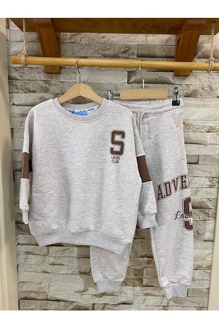 Lacıel Parıs Advanture Sport Çocuk Eşofman Takım Krem