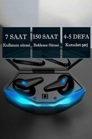 Bluetooth Oyuncu Kulaklığı Anc Özelliği Yüksek Ses Kaliteli Diğer