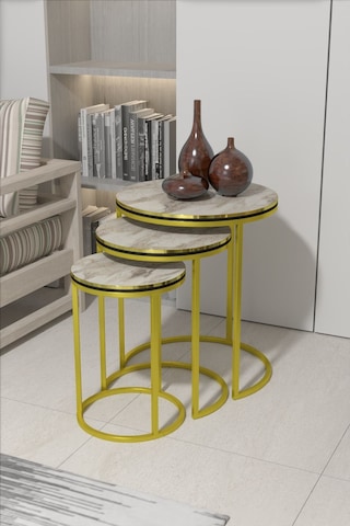 Vaveni Gold C Zigon Efes Beyaz 3'lü Arz Efes - Beyaz