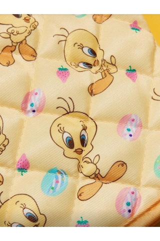 Tweety Desenli Mutfak Eldiveni Sarı