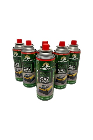 Gaz Kartuşu 6'lı Set Çok Renkli