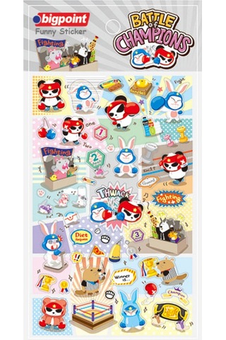 Bigpoint Sticker Şampiyonlar Savaşı X 15 Adet