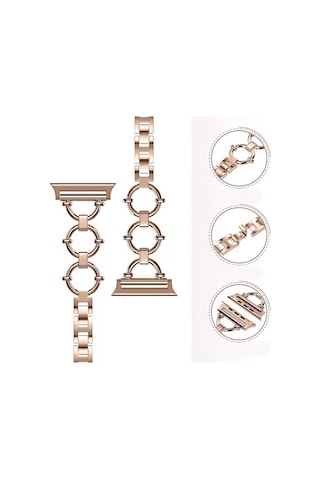 Mobilteam Watch 7 45mm Uyumlu Krd-56 Metal Kordon-siyah