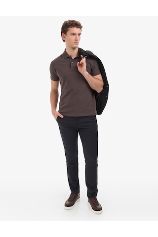 Pierre Cardin Erkek Koyu Kahverengi Tişört Basic 50321128-vr084