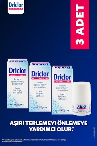 Aşırı Terleme Önleyici Antiperspirant Roll-on 20ml X3
