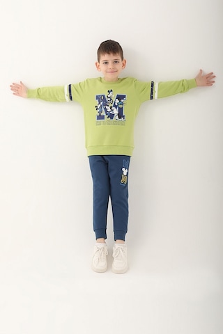 Mickey Mouse D4820-3 Çocuk Fıstık Yeşili Eşofman Takımı