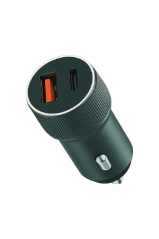 Ferro C39 Çift Çıkışlı Usb-c 18w & Pd 20w Metal Araç Şarj Başlığı
