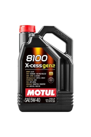Motul 8100 X-cess Gen2 5w-40 5 Lt Motor Yağı