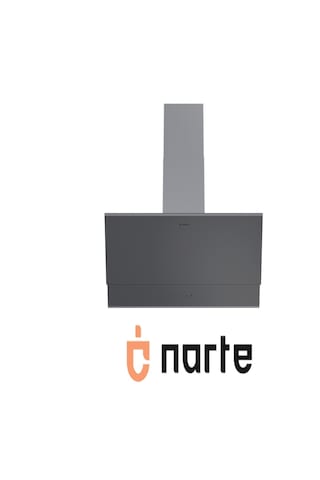 Narte H10060S 60CM Cam Cıtalı Çift Camlı Eğimli Davlumbaz