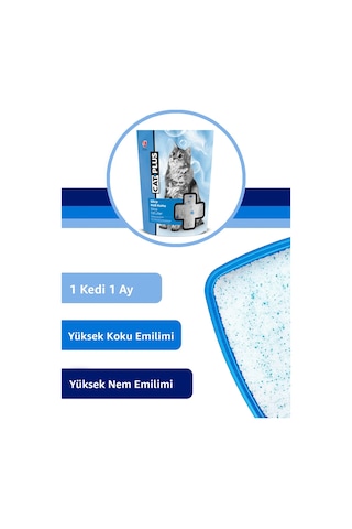 CatPlus Kristal Kedi Kumu 9 x 3600 ML