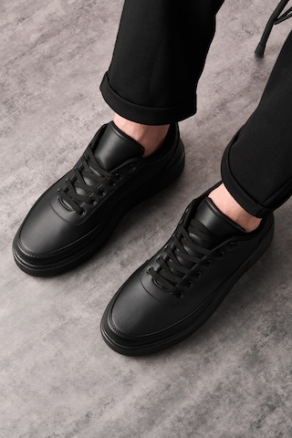Günlük Erkek Sneaker Ayakkabı -182 Siyah