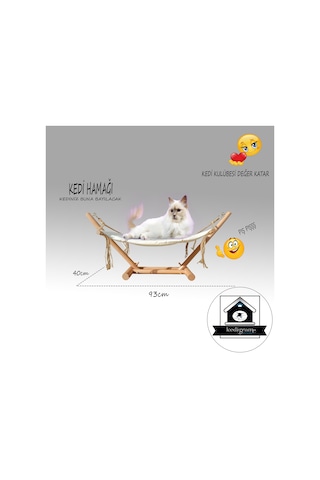 Kedigram Kedi Kulübesi Kedi Hamağı Beşik Kedi Evi Salıncağı