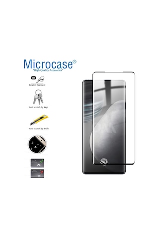 Vivo X60 Pro Plus 3D Curved Tam Kaplayan Tempered Cam - AL3282