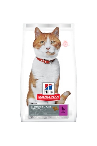 Hill's Ördek Etli Kısırlaştırılmış Yetişkin Kedi Maması 10 KG