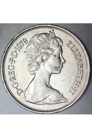 Birleşik Krallık 10 Pence 1979 Kraliçe Iı. Elizabeth.