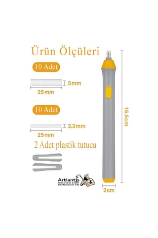 Elektronik Silgi Pilli 1 Paket Otomatik Taşınabilir Kalem Silgi Karakalem Eskiz Çizim Grafit Elektrikli
