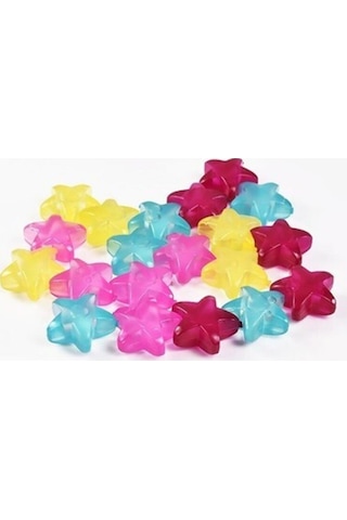 15'li Bitmeyen Buz Kalıbı Kristal Ve Yıldız Tasarım Buz Küpleri Buz Küpü Çok Renkli