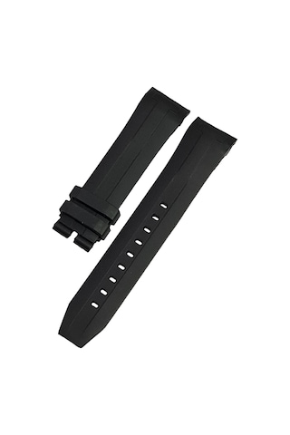 Tissot Seastar T120417 Uyumlu Siyah Silikon Saat Kordonu