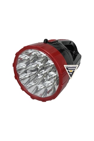 Power 21 Led 3w Kamp Avcı Balıkçı Şarjlı El Feneri Işıldak Siyah