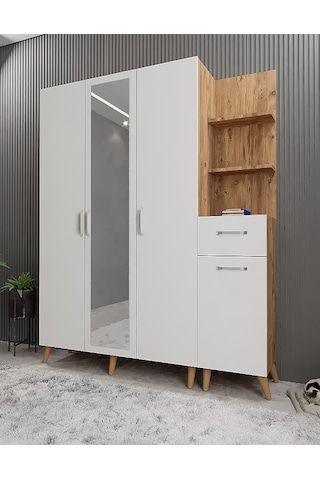 Açelya Portmanto Vestiyer Ayakkabılık Çb 180cm - Montaj Dahil M3
