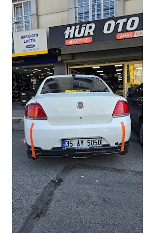 Fiat Linea Makyajsız Kasa Arka Tampon Eki Karlık Custom Plastik Boyasız