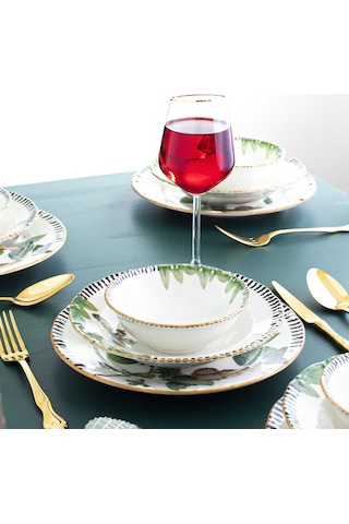 Acar Dexter 24 Parça 6 Kişilik Porselen Yemek Takımı