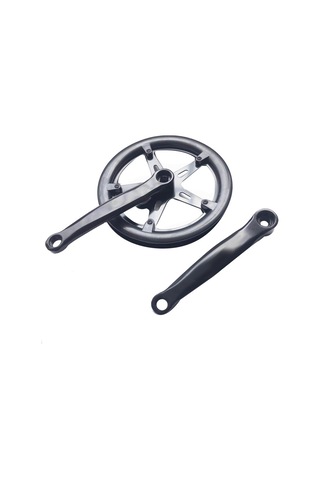 Dinosaurs 46t Yol Bisikleti Krank Seti Tek Hız 170mm Bisiklet Aynakol Içi Boş Diş Plakası Bisiklet Krank Seti Dişli Bisiklet Aksesuarları Altın