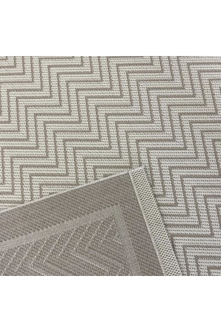 Elvey Home Jüt Sisal S9717 Bej Beyaz Kaymaz Taban Hasır Dokuma Yıkanabilir Yolluk Salon Koridor Mutfak Halısı Bej/beyaz