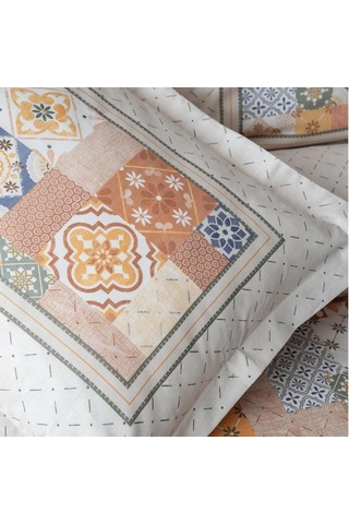 Apricitas Home Maude Terracota Ranforce Çift Kişilik Nevresim Takımı Çok Renkli
