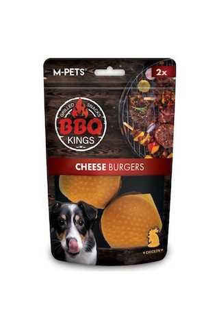 M-pets Bbq Kings Cheese Burger Tavuklu Köpek Ödül Maması 130 Gr 2 Adet