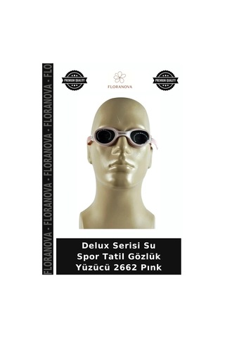 Delux Serisi Su Spor Tatil Gözlük Yüzücü 2662 Pınk Pembe