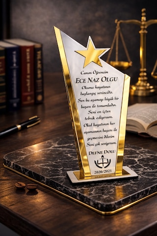 Plaket Kişiye Özel Olarak Hazırlanabilir Yazı Ve İsim Yazılabilen No20004