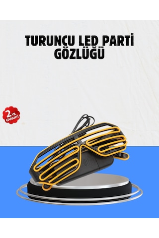 Kutlamalara Renk Katan Led Işıklı Parti Gözlüğü