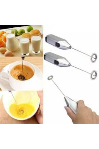 Mikser Mini Pilli Portatif Karıştırıcı El Mikseri