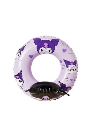 Kuromi Baskılı Sevimli Devrilmez Yüzme Simidi 70 Cm Mor